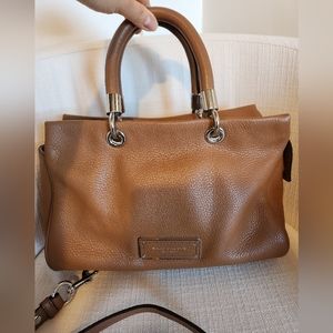 Marc Jacobs hand bag, camel color leather